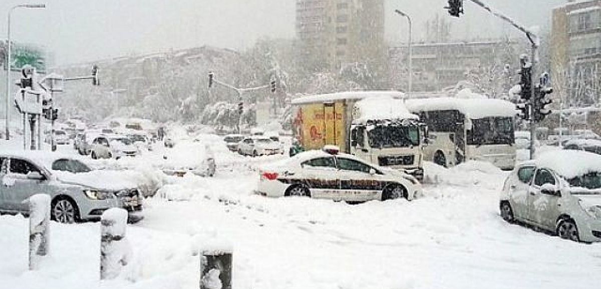 La tempête hivernale Elpis : de la neige attendue mercredi soir à Jérusalem