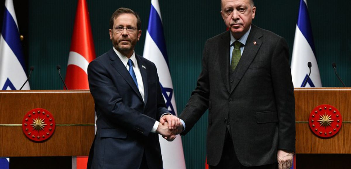 Erdogan espère que la visite d'Herzog à Ankara marquera un "tournant" dans les relations entre les 2 pays
