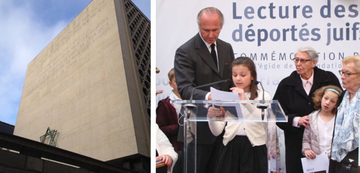 Yom HaShoah : lecture des noms au Mémorial de la Shoah à Paris à 19h