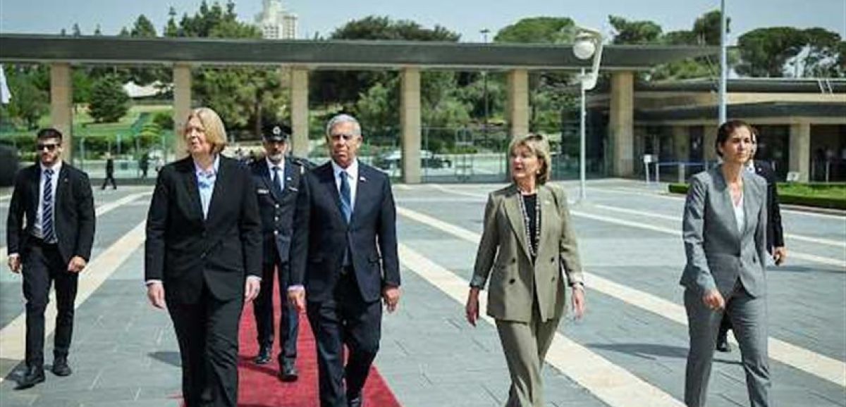 La présidente du parlement allemand en Israël pour Yom HaShoah