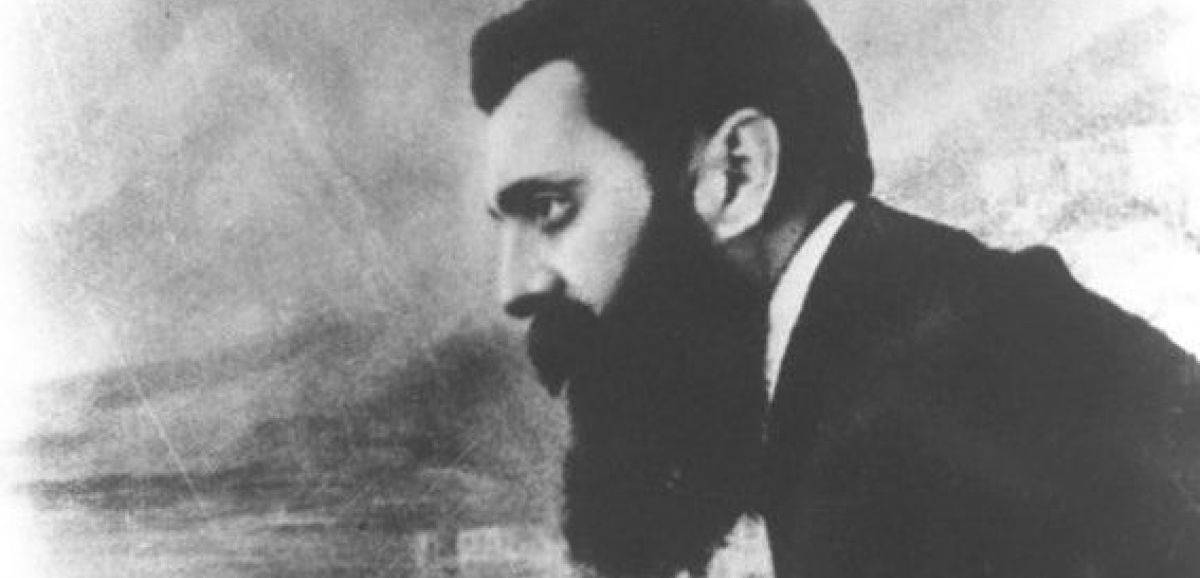 Le manuscrit original du roman Altneuland de Theodor Herzl exposé à Jérusalem