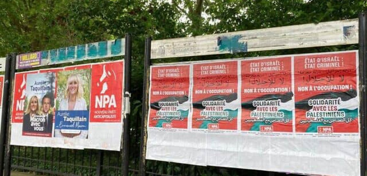Indignations suite aux affiches collées en Hauts-de-Seine par le NPA