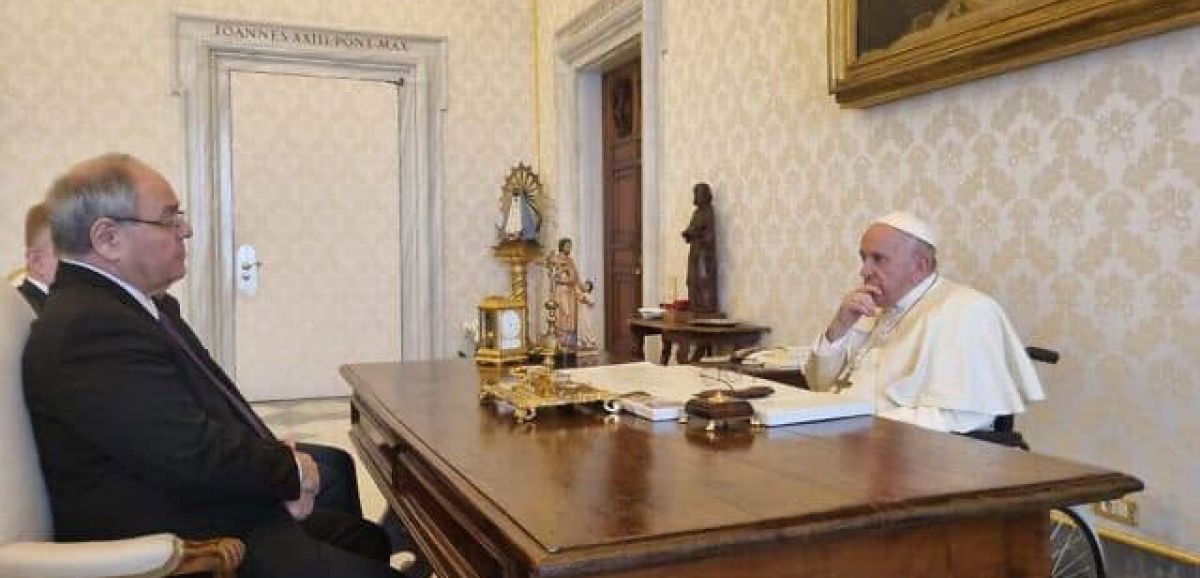Le directeur de Yad Vashem a rencontré le pape François au Vatican