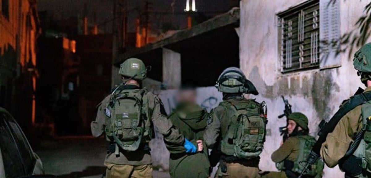12 suspects de terrorisme palestiniens arrêtés en Judée-Samarie