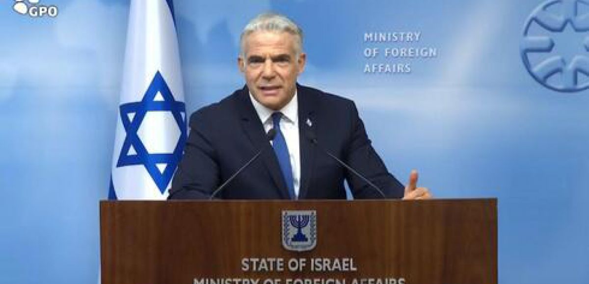 Yaïr Lapid : Israël espère que le voyage de Joe Biden contribuera à resserrer les liens avec l'Arabie saoudite