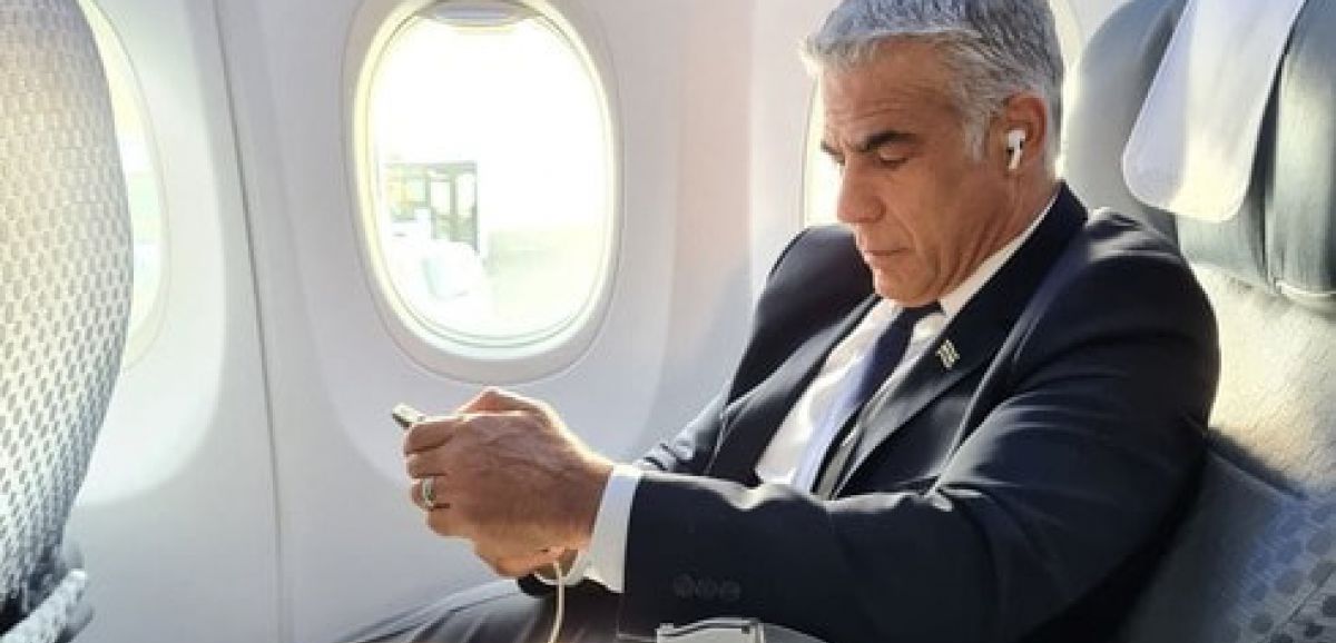 Yaïr Lapid se rendra jeudi en Turquie dans le contexte de menaces contre les touristes israéliens