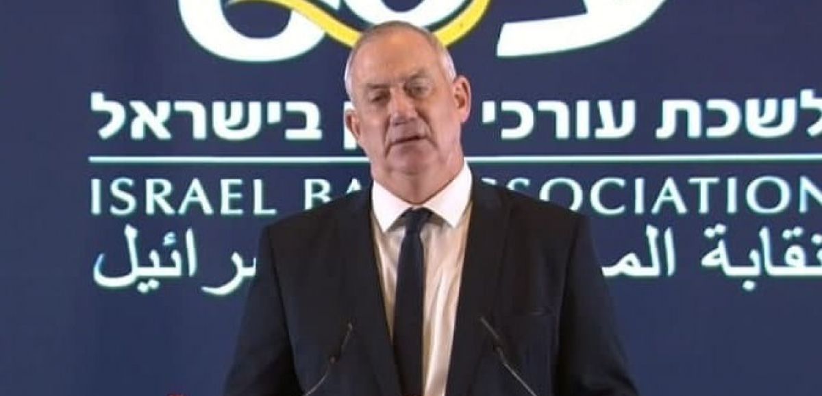 Gantz : nous empêcherons un gouvernement alternatif dirigé par Netanyahou