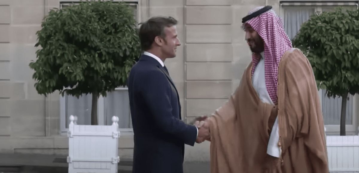 Mohammed ben Salmane remercie Emmanuel Macron pour son "accueil chaleureux"
