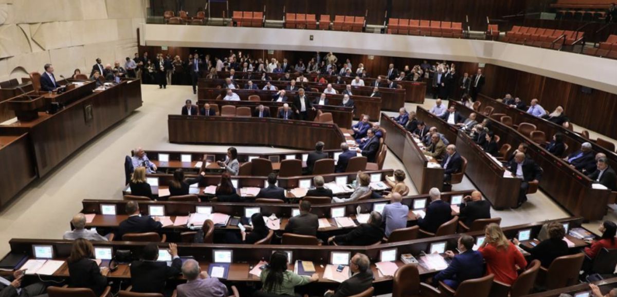 La Knesset approuve la loi norvégienne en 2e et 3e lecture