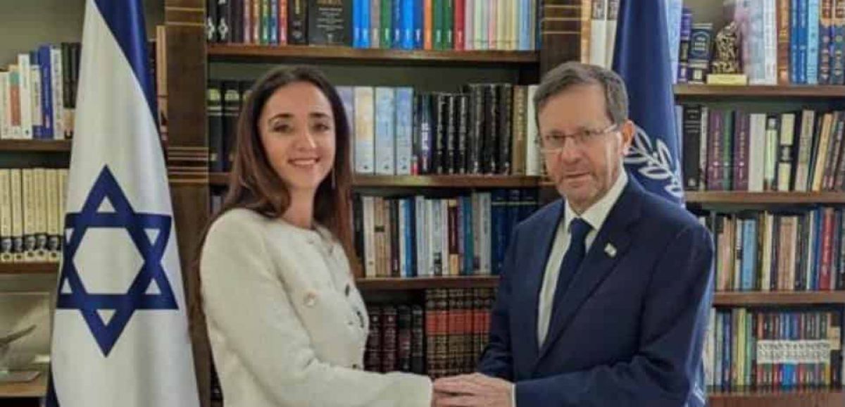 La président de l'OJE, Muriel Ouaknine-Melki, a rencontré Isaac Herzog à Jérusalem