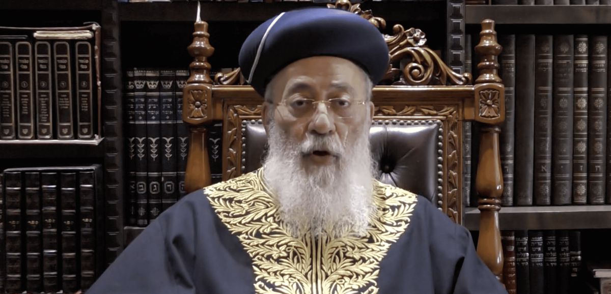 Le Grand Rabbin sépharade de Jérusalem condamne la haine contre les Chrétiens