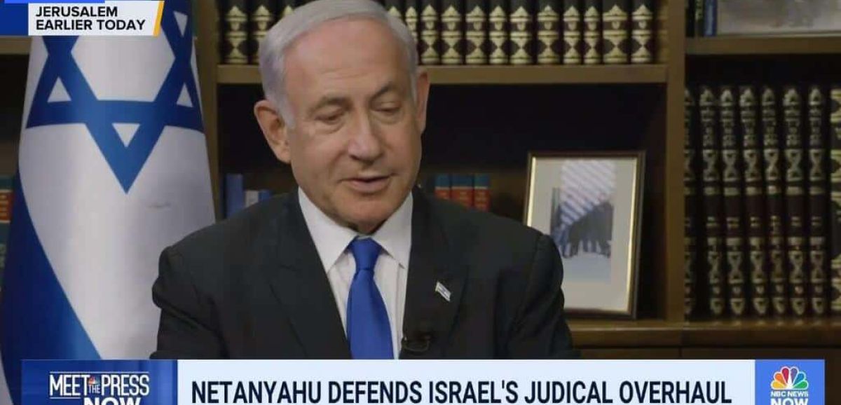 Benyamin Netanyahou à NBC : "Il n'y aura pas de guerre civile"