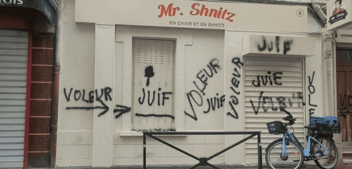 Tags antisémites à Levallois-Perret : la garde à vue du suspect levée "faute d'élément suffisant"