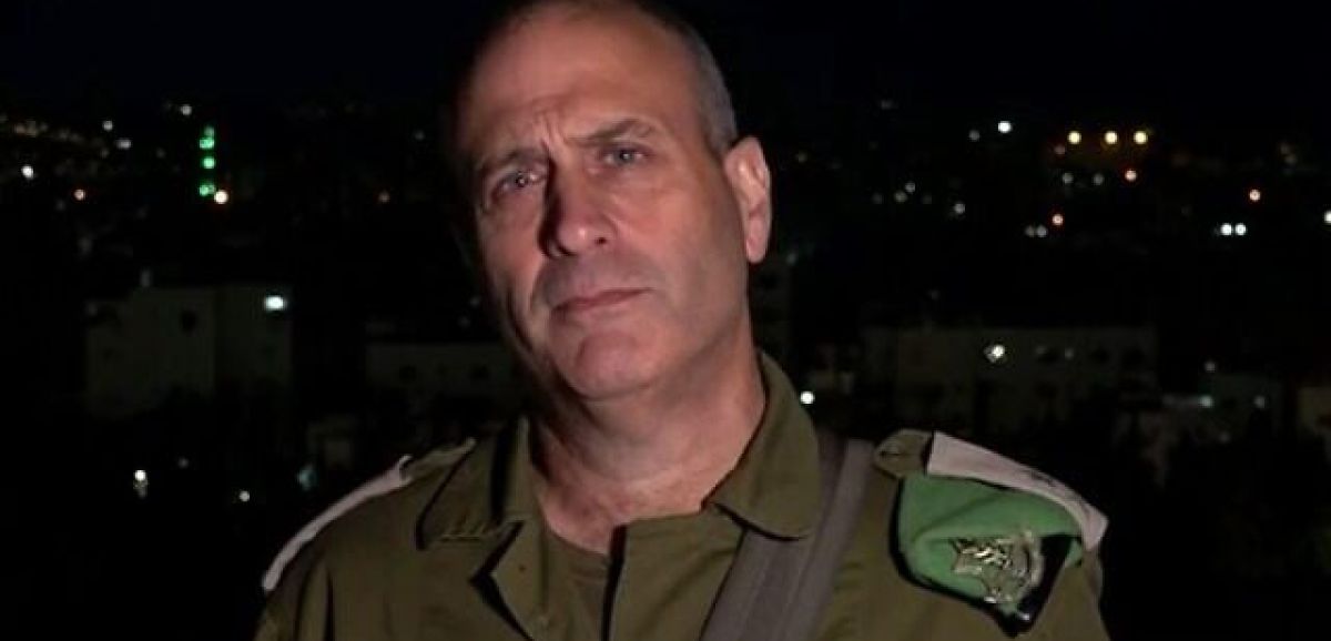 Commandant de Tsahal en Judée-Samarie : nous sommes au milieu d'une importante vague d'attaques terroristes