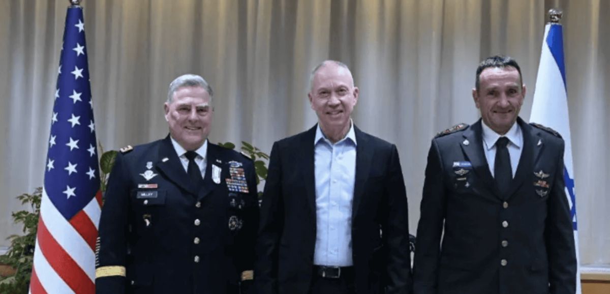 Mark Milley, chef de l'armée américaine, rencontre le ministre israélien de la Défense