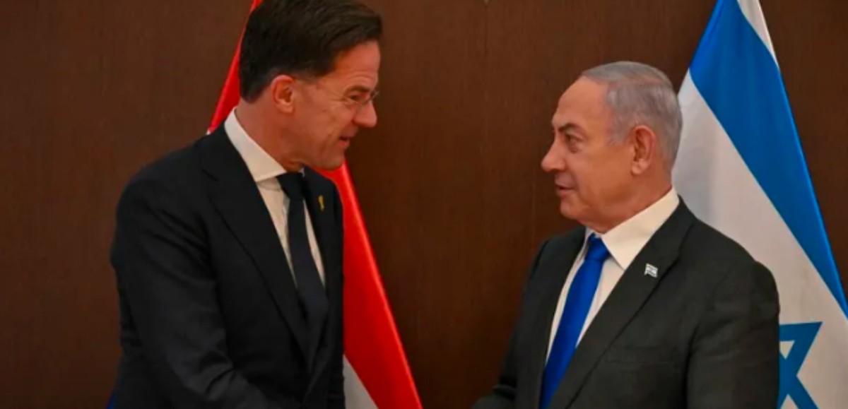 Benjamin Netanyahou rencontre son homologue néerlandais Mark Rutte