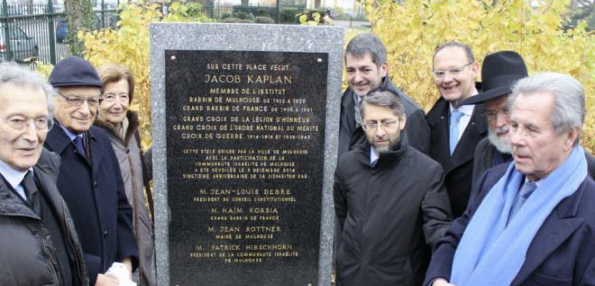 La Licra saisit la justice après la découverte d'un tag antisémite sur une stèle du Rabbin Kaplan à Mulhouse
