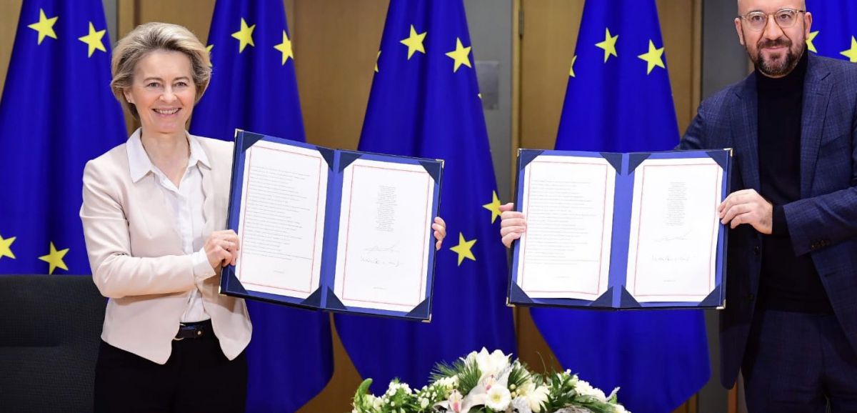 Les dirigeants de l'UE ont signé l'accord commercial post-Brexit à la veille de la période de transition