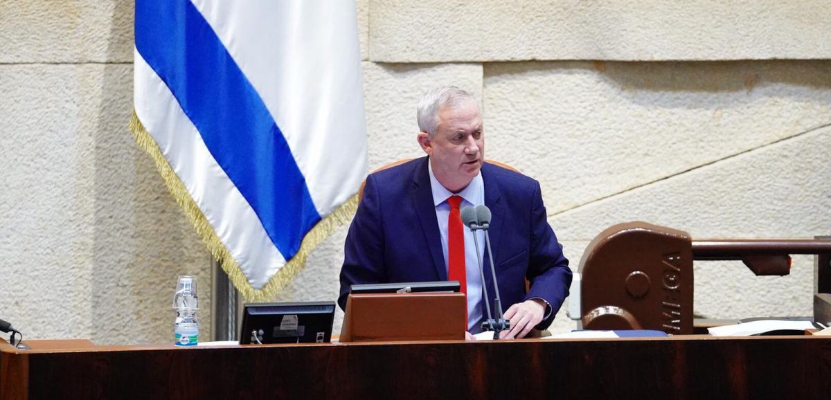 Selon un sondage, Bleu Blanc ne franchirait pas le seuil d'éligibilité pour entrer à la Knesset