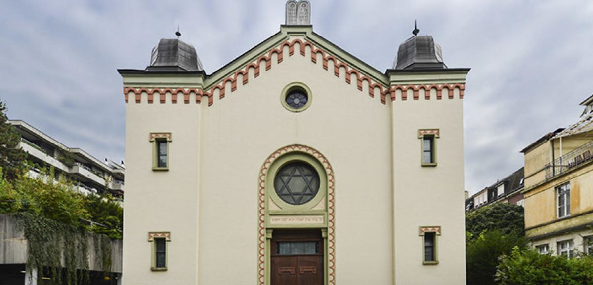 La synagogue de Bienne en Suisse profanée d'inscriptions antisémites