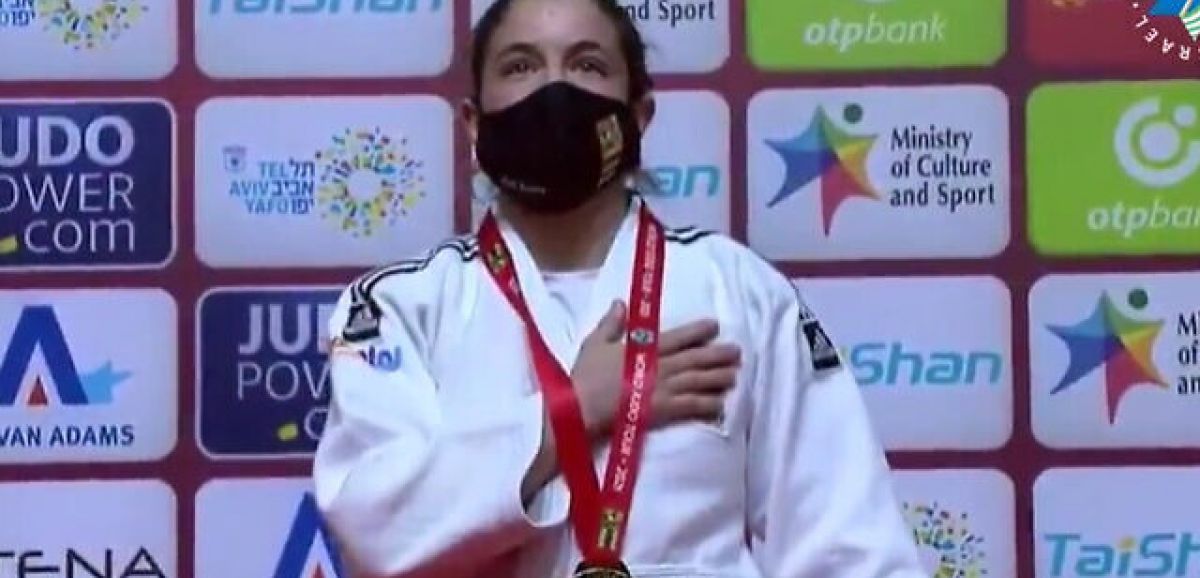 La judokate israélienne Timna Nelson Levy remporte l'or au Grand Chelem de Tel Aviv