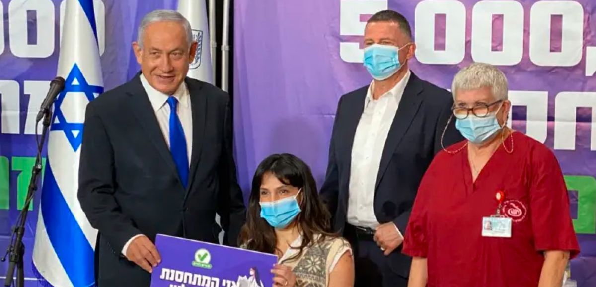 5 millions d'Israéliens ont reçu une première dose de vaccin
