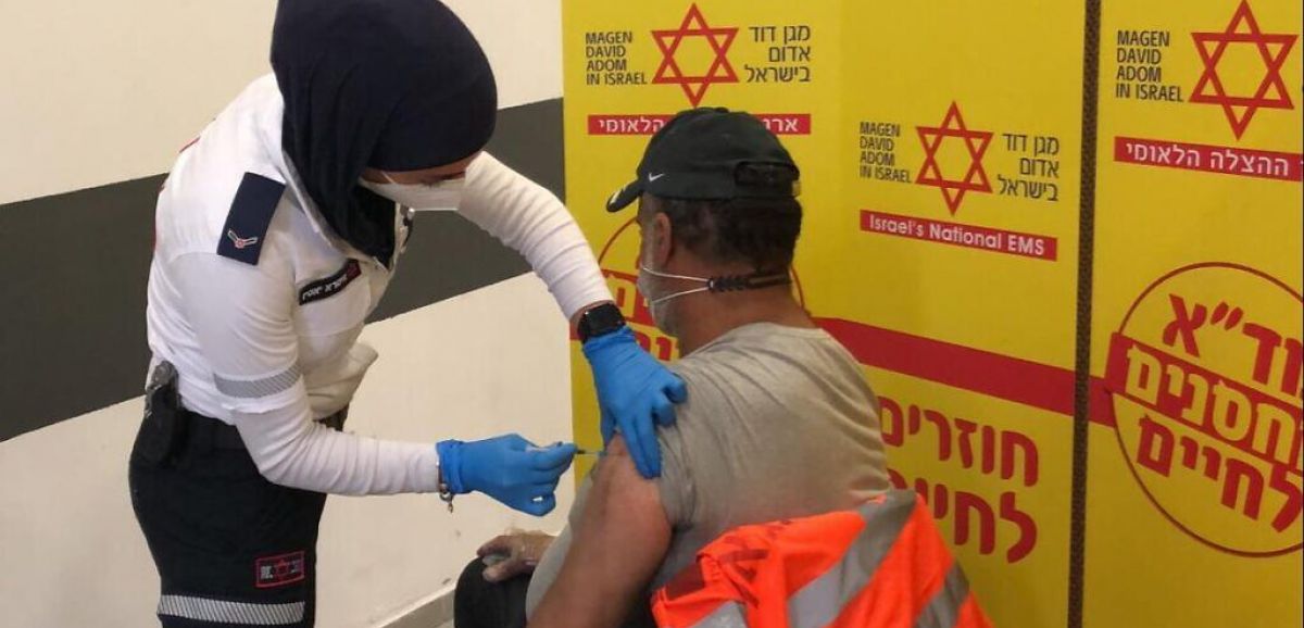 Après des retards, Israël a commencé à vacciner les travailleurs palestiniens