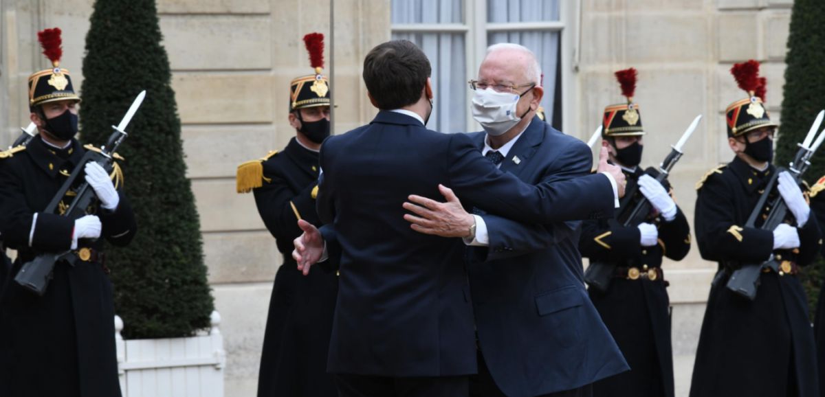 Reuven Rivlin a rencontré Emmanuel Macron ce jeudi à Paris