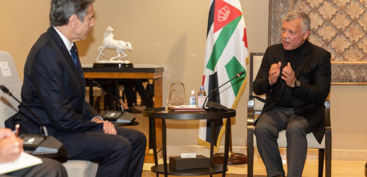 Blinken au roi Abdallah II: les Etats-Unis respectent la gestion du mont du Temple par le Jordanie