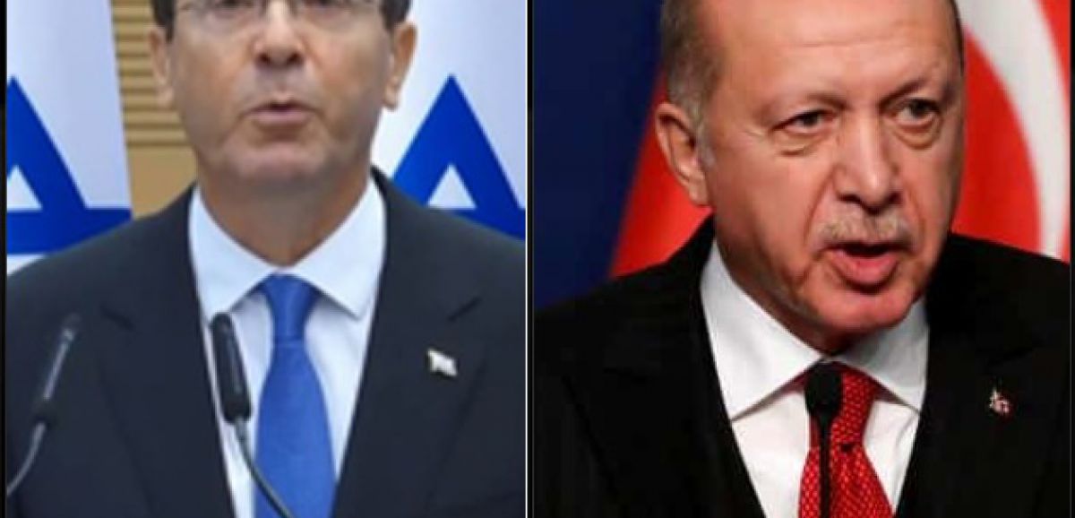 Recep Erdogan s'est entretenu avec Isaac Herzog sur la solution à 2 Etats et les relations bilatérales