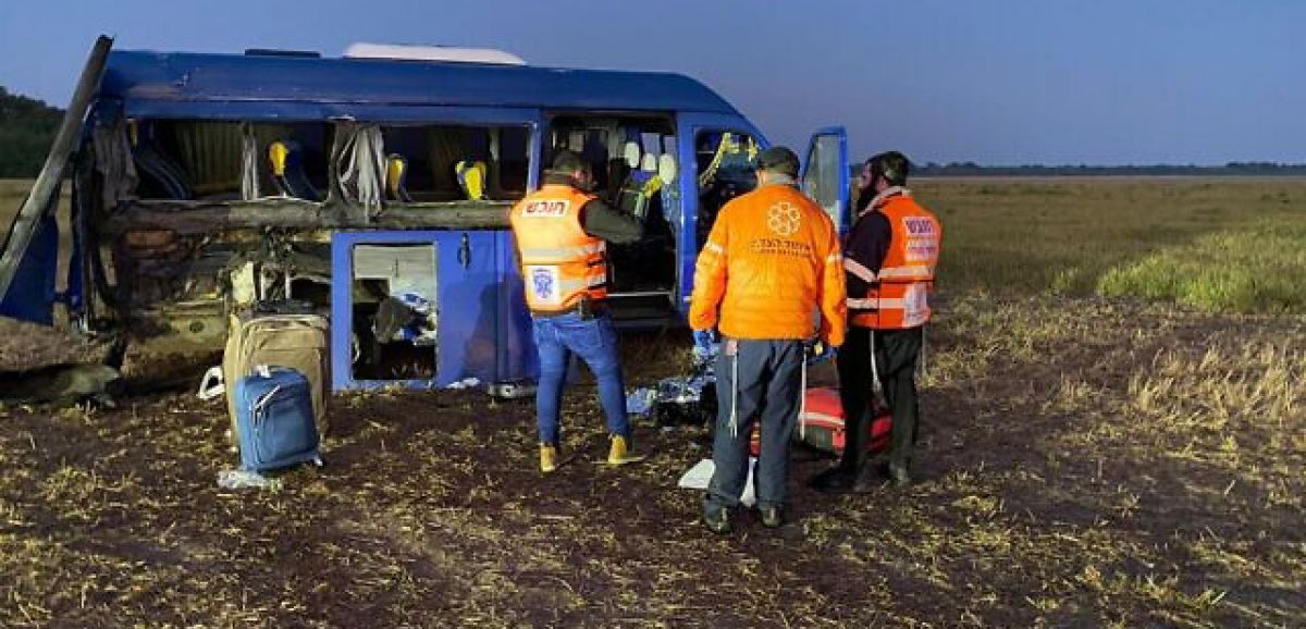 1 Israélien tué et 10 hassidim blessés dans un accident de voiture en Ukraine