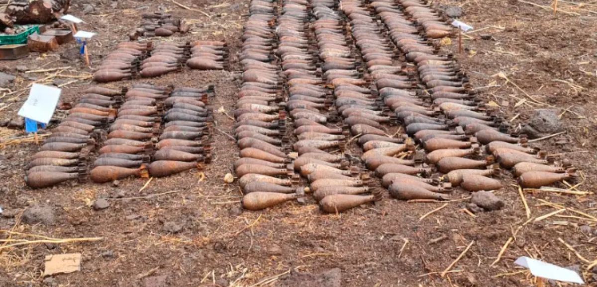 Un bunker rempli d'armes datant de la guerre des 6 Jours découvert sur le plateau du Golan