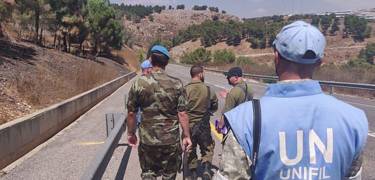 Des casques bleus de l'ONU attaqués dans le sud du Liban près de la frontière avec Israël