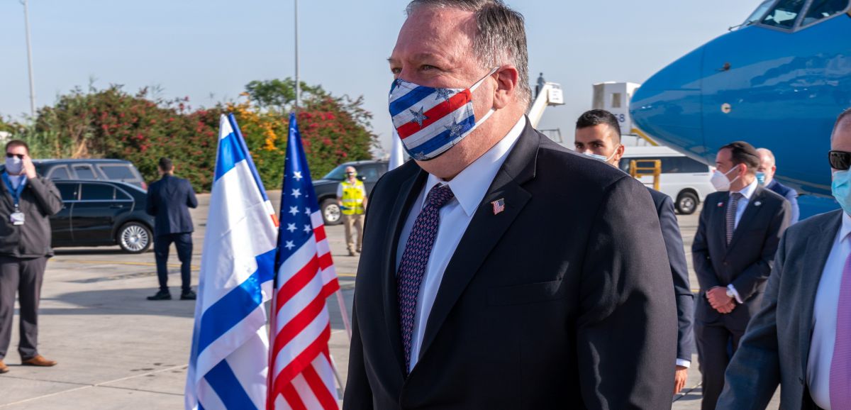 Mike Pompeo en visite éclair en Israël pour faire le point sur l'annexion de la Judée-Samarie
