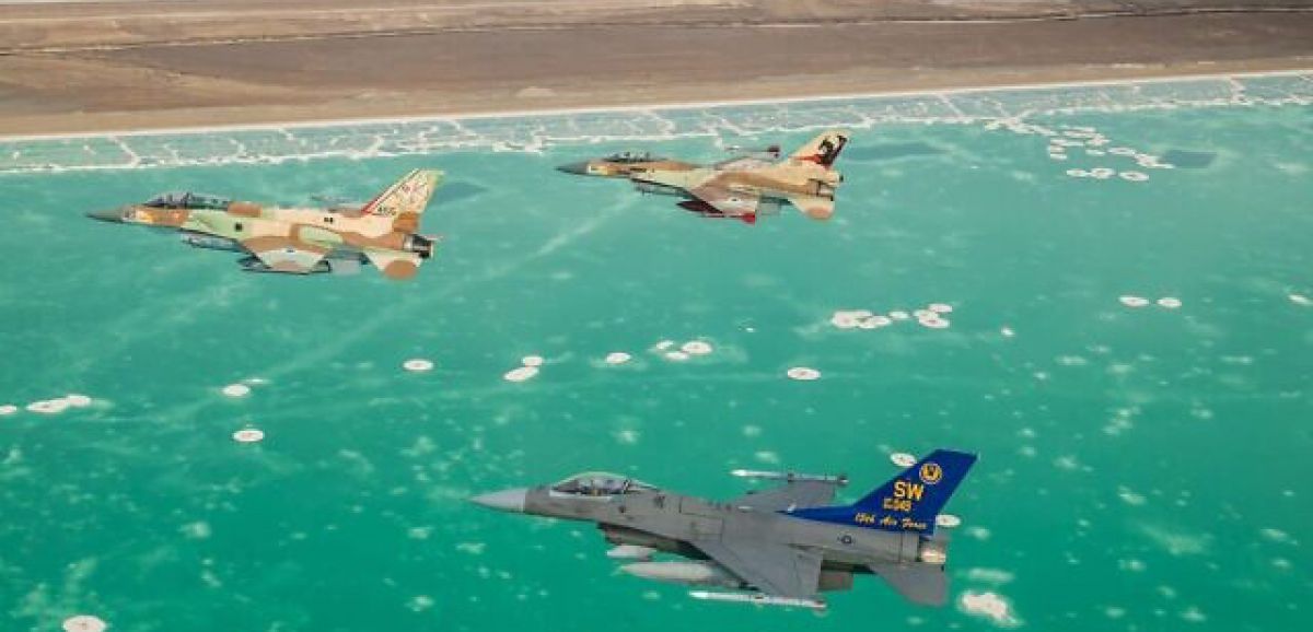 Exercice conjoint entre l'armée de l'air israélienne et l'armée américaine au-dessus du Néguev