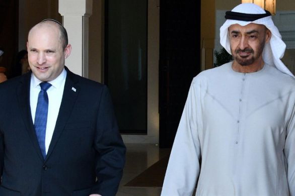 Naftali Bennett s'entretient avec le prince héritier d'Abu Dhabi