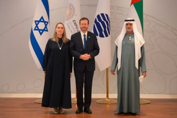 Isaac Herzog célèbre les liens entre Israël et les Emirats arabes unis à l'Expo de Dubaï