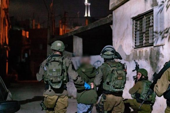 9 Palestiniens recherchés arrêtés par Tsahal en Judée-Samarie
