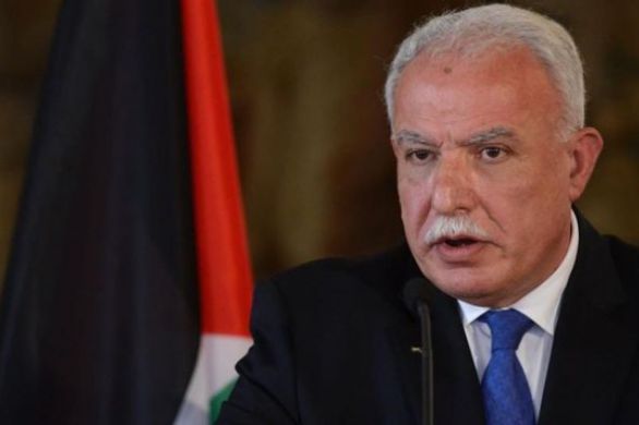 Le ministre des Affaires étrangères palestinien accuse les Etats arabes de soutenir la souveraineté israélienne