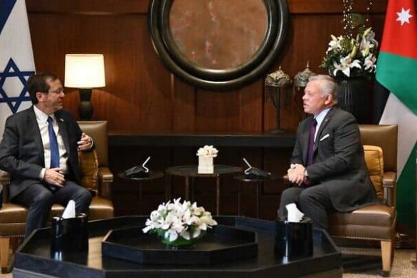 Avant la visite de Joe Biden, Isaac Herzog a rencontré le Roi Abdallah II de Jordanie à Amman