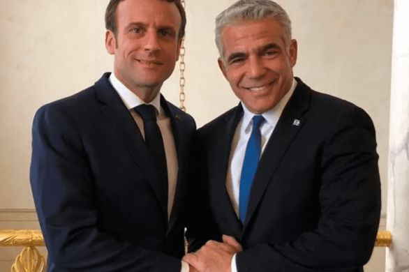 Yaïr Lapid à Paris ce mardi va rencontrer Emmanuel Macron