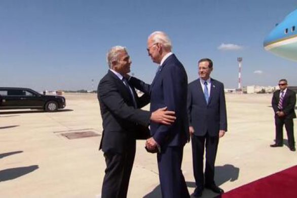 Joe Biden a atterri en Israël, Yaïr Lapid affirme que c'est "un bon ami et un grand sioniste"