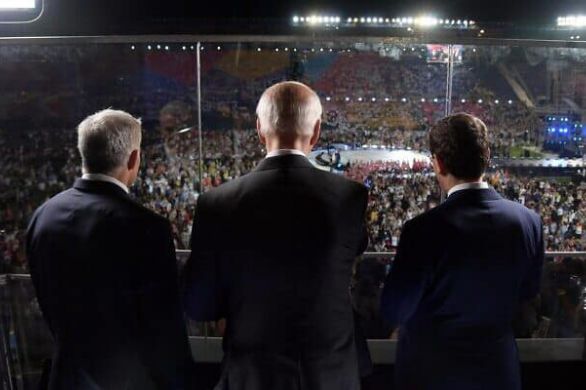 Joe Biden invité d'honneur de la cérémonie d'ouverture des Maccabiades au stade Teddy à Jérusalem