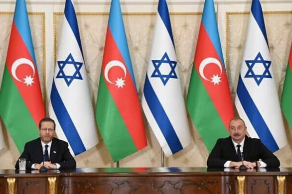 Le président azerbaïdjanais accueille Herzog à Bakou et salue la coopération en matière de défense