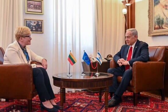 Netanyau discute de la menace iranienne avec la Première ministre lituanienne