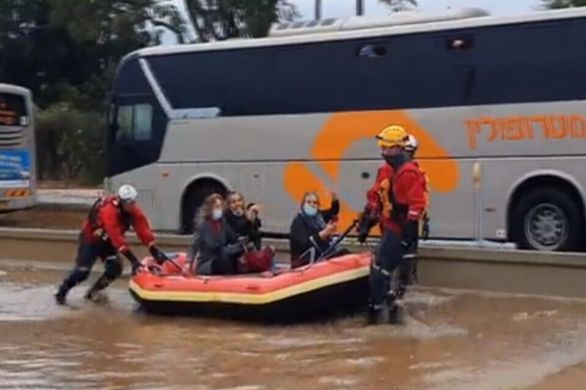 De fortes averses perturbent le nord et le centre d'Israël provoquant des inondations