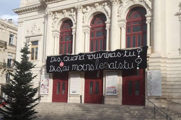 Des manifestations dans plusieurs villes de France pour protester contre la fermeture des lieux culturels