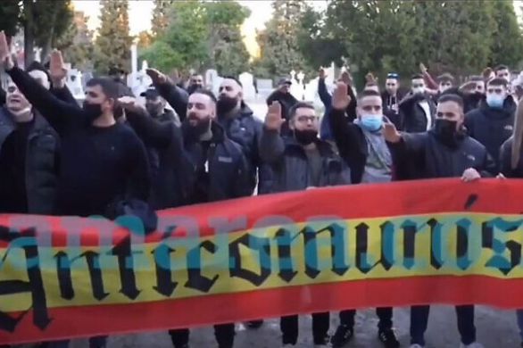 "Le juif est coupable", 300 néo-nazis défilent dans les rues à Madrid