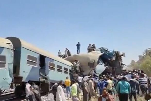 Au moins 32 morts et 66 blessés dans la collision de 2 trains en Egypte