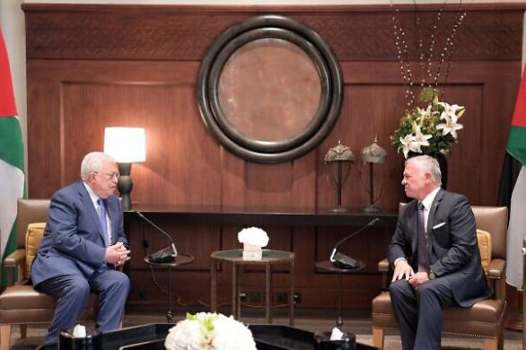 Mahmoud Abbas rencontre le roi Abdallah II de Jordanie à Amman